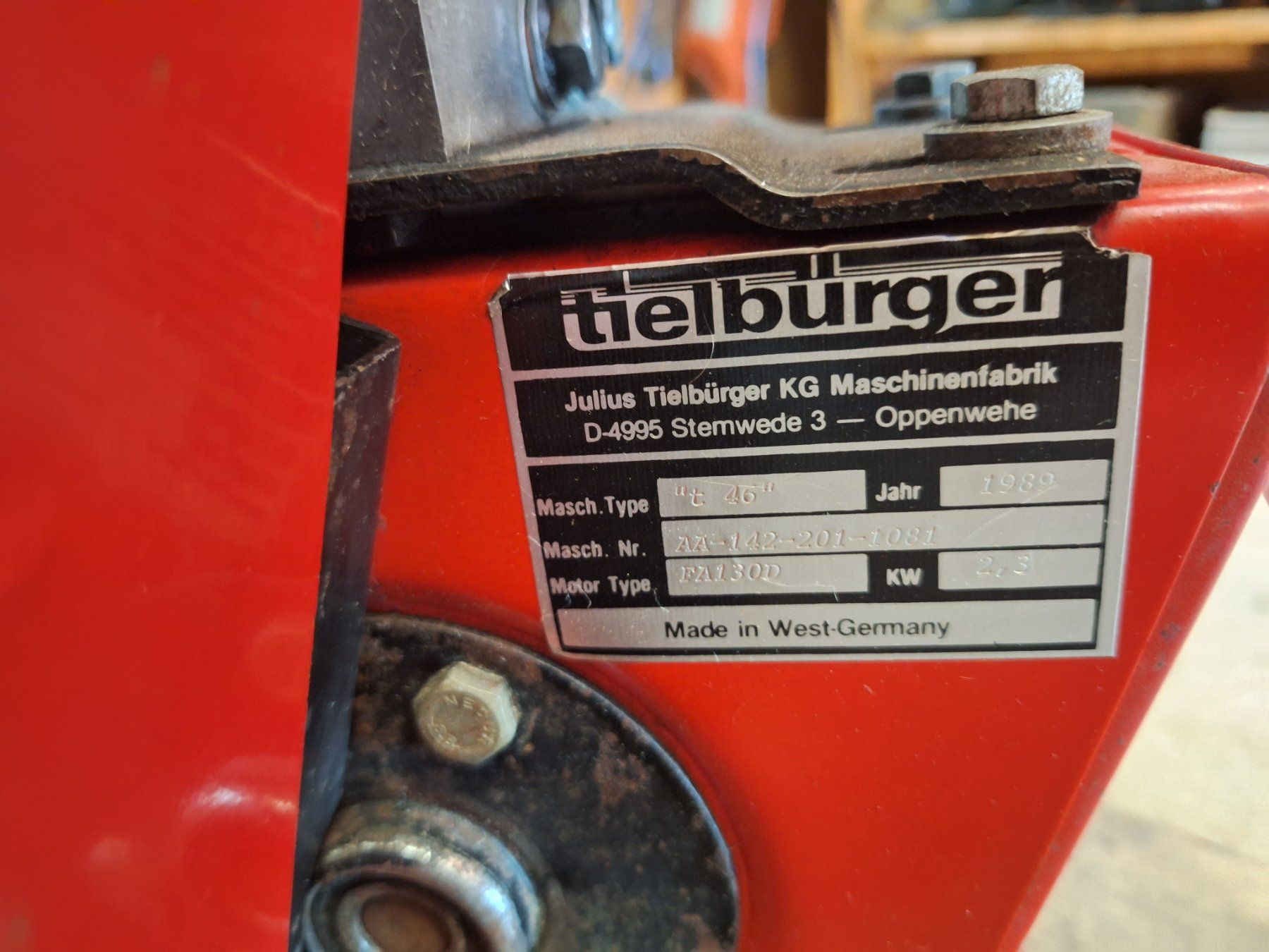 Tutte le macchine: Tielbürger t46 Motormäher – Usato da Schüpbach venduto da Tom.Beer 8