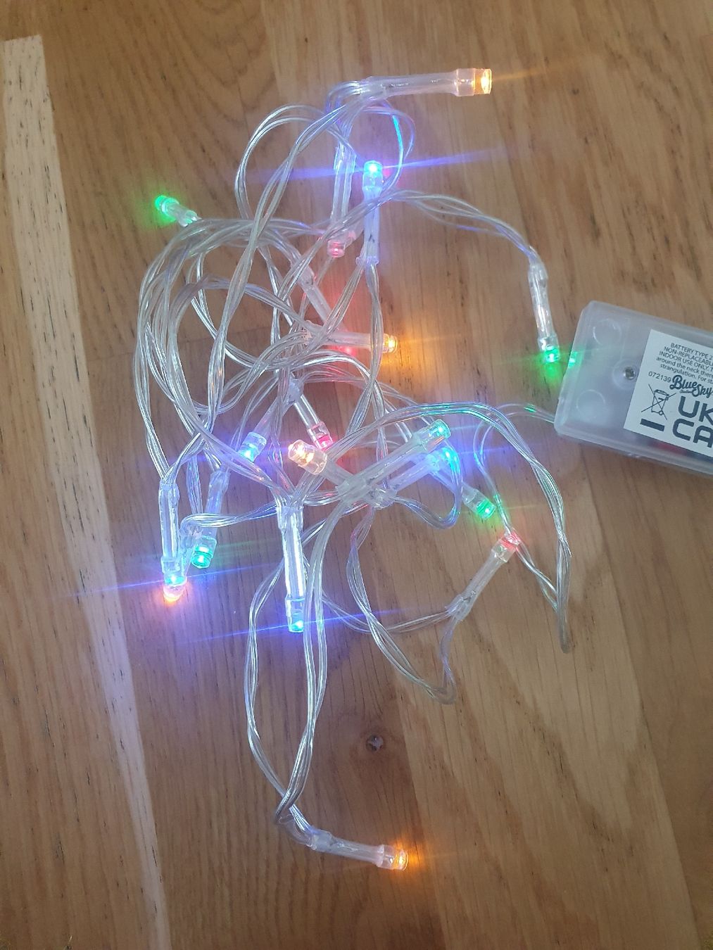 Lichterketten & Leisten: Weihnachts Lichterkette, batteriebetrieben – Gebraucht aus Moosseedorf von Sonnenschein.. 1