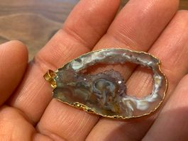 Schmuck-Anhänger, Kristall, Handarbeit, Schweiz