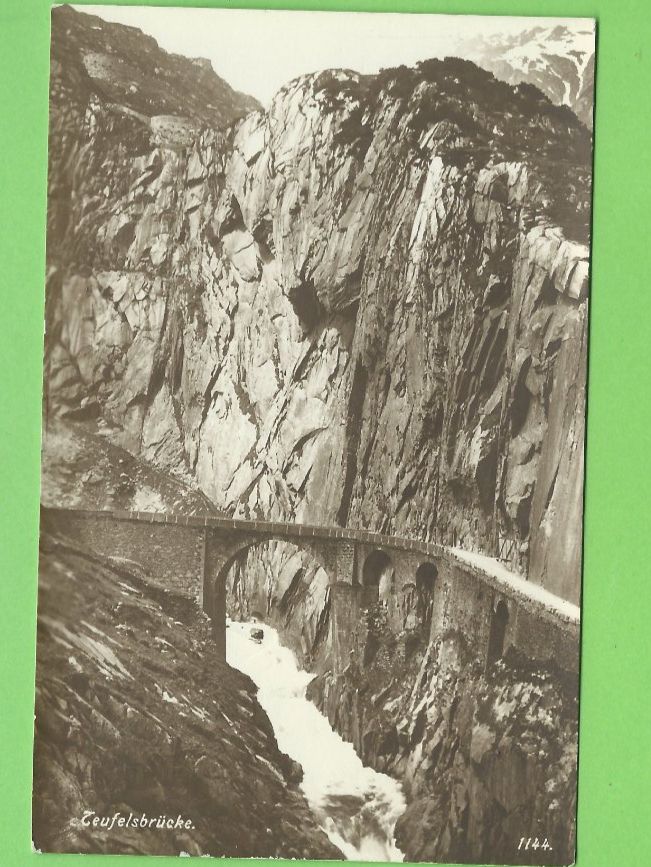 Cartoline postali: Teufelsbrücke Schweiz – Usato da Zürich venduto da t24_de