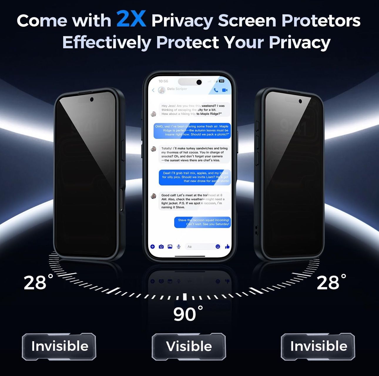 Cover & Protezioni schermo: KIT BLACK : coque iPhone 17 PRO MAX + 2 Privacy Glass – Nuovo e nell'imballaggio originale da Roche VD venduto da GOLDEN_SHOP_24H 1