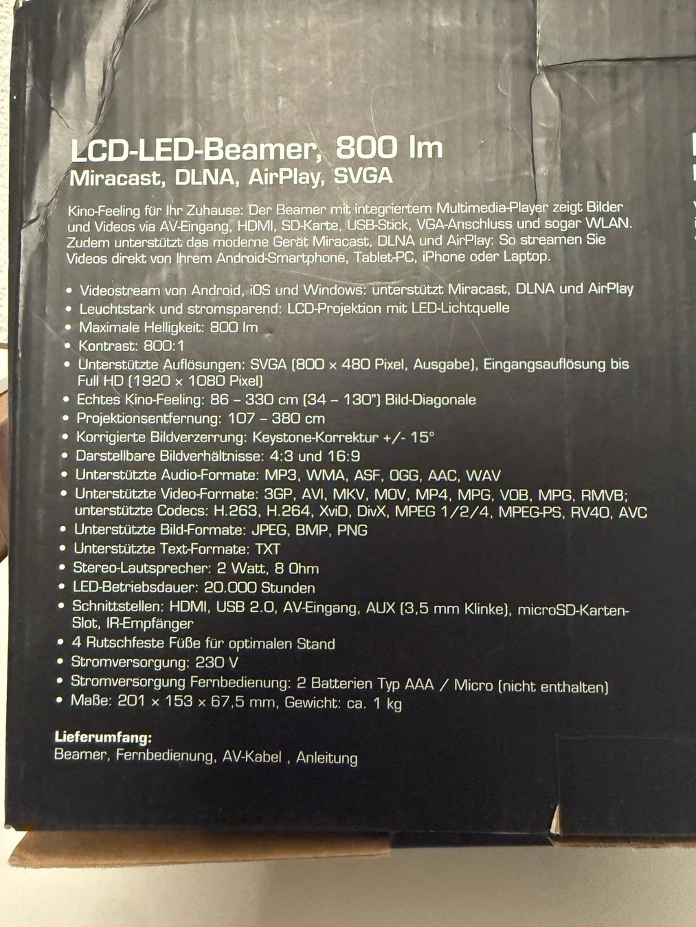 Proiettori: SceneLights Beamer LB-8300.wi – Usato da Frick venduto da sou_zg8h 2