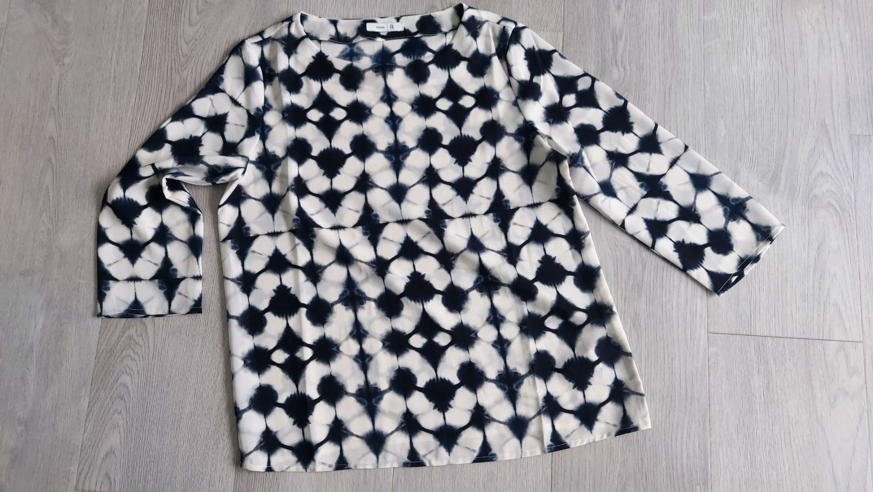 La Redoute Blusen: Bluse atelier R     Gr. 36    100 % Polyester   marine/weiss – Neu (gemäss Beschreibung) aus Langnau am Albis von kktdora