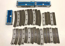 märklin M-Gleis 5100/5106/5200: 30x Schienen - sauber + gut