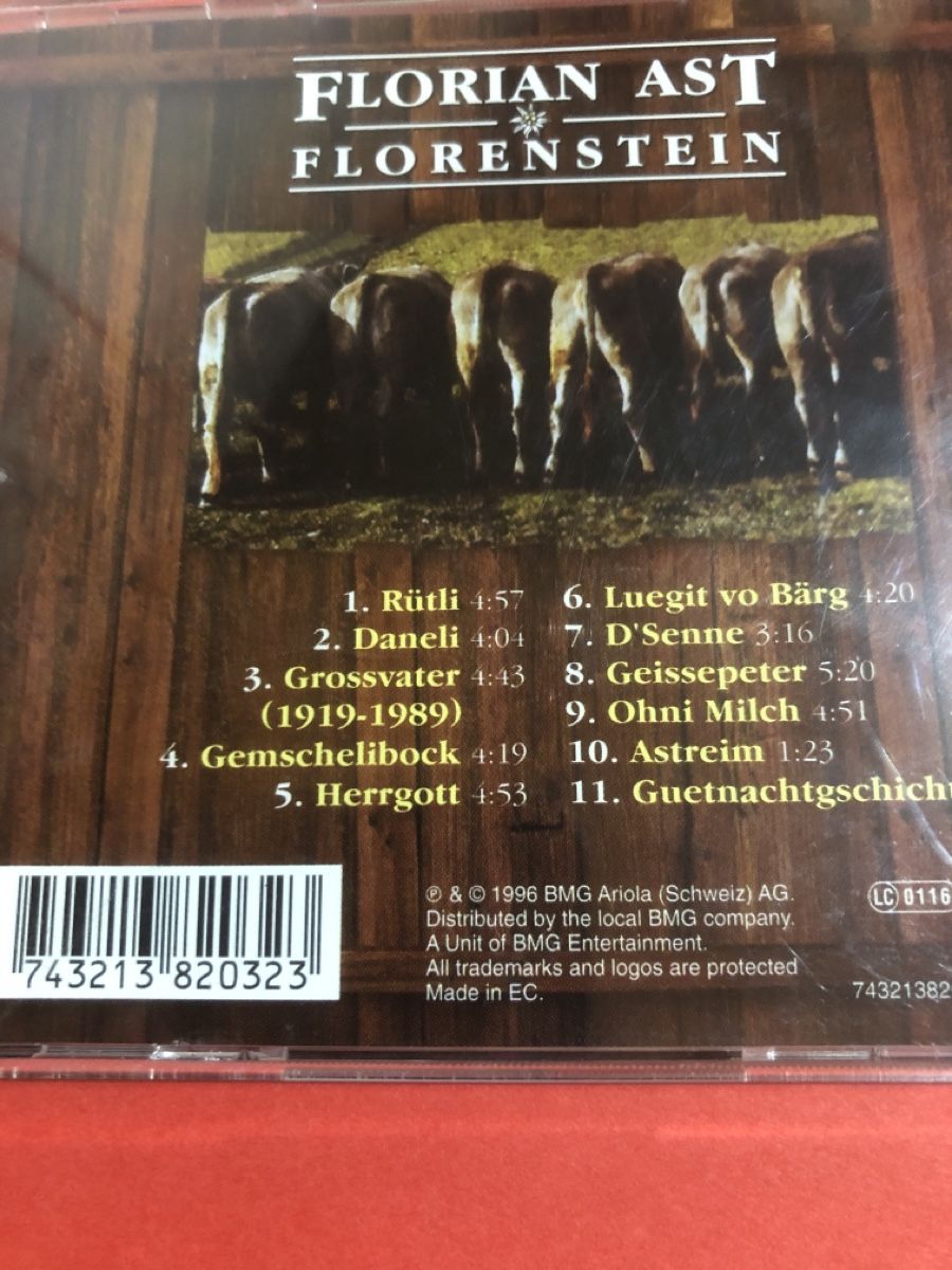 CD: Florian Ast - Florenstein CD  – Usato da Flaach venduto da rubo7 2