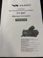 Yaesu manuel emploi original FT-897 français 