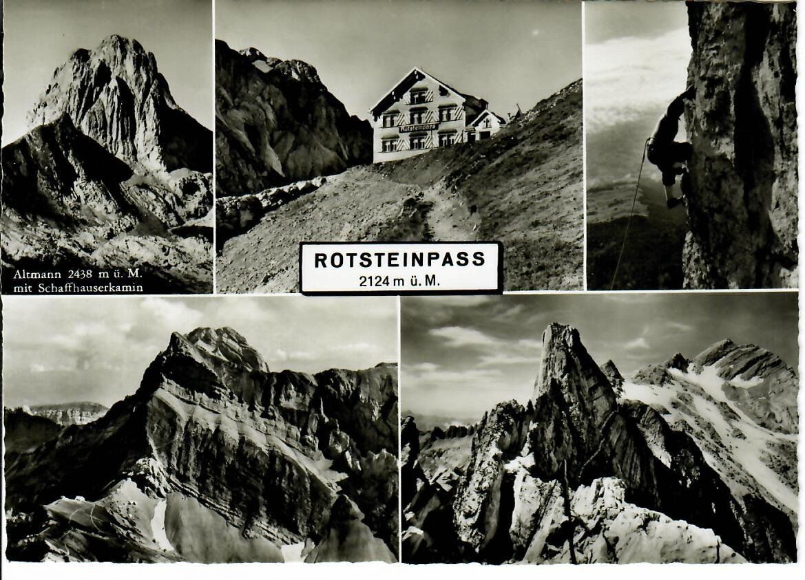 Cartes postales: Rotsteinpass – D'occasion à Hochdorf par Ziegel-16