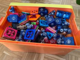 Magnetbausteine Konvolut, Bauklötze, Spielzeug, gut erhalten