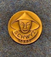 Brosche Anhänger Japanesen Schwyz 1963