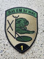 Badge Bat EM br mec 1 schwarz mit klett***