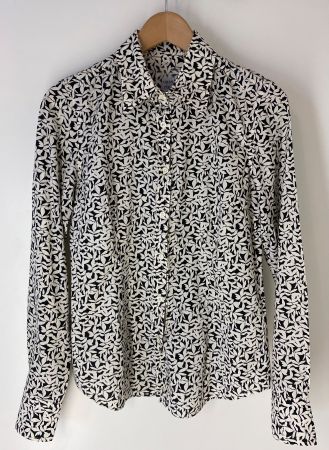 0039 Italy Bluse Damen Gr. S - 100% Baumwolle