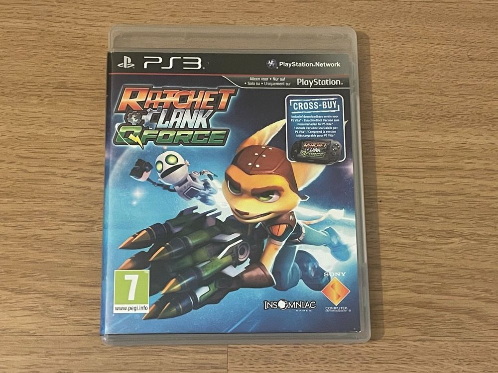 Jeu PS3 Ratchet & Clank: QForce - Version Pal Complète - En Très Bon état