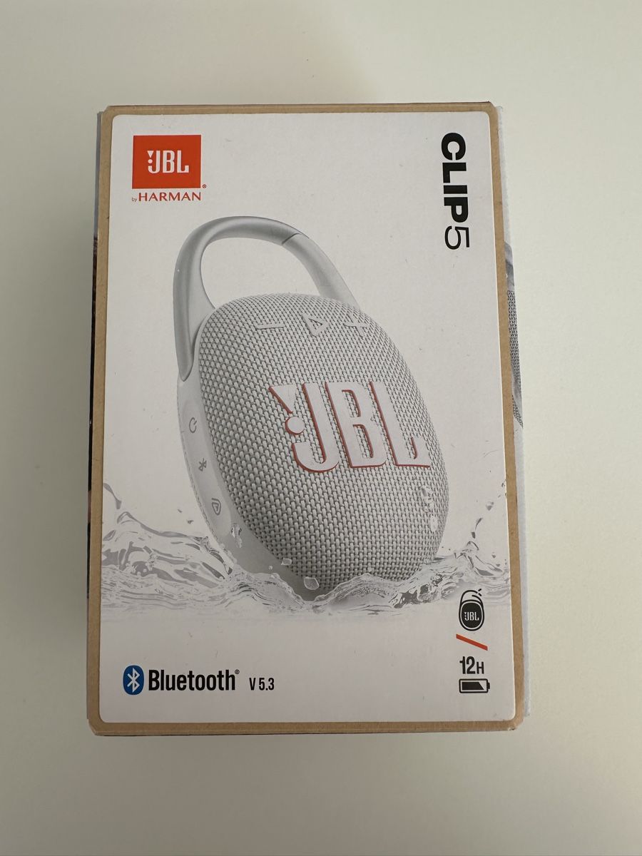 JBL Lautsprecher: NEU JBL Clip 5 weiss  – Neu und originalverpackt aus Brunnen von ann_6x55
