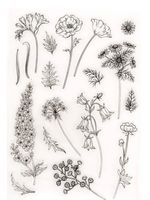 Silikonstempel Nr.558, Blumen