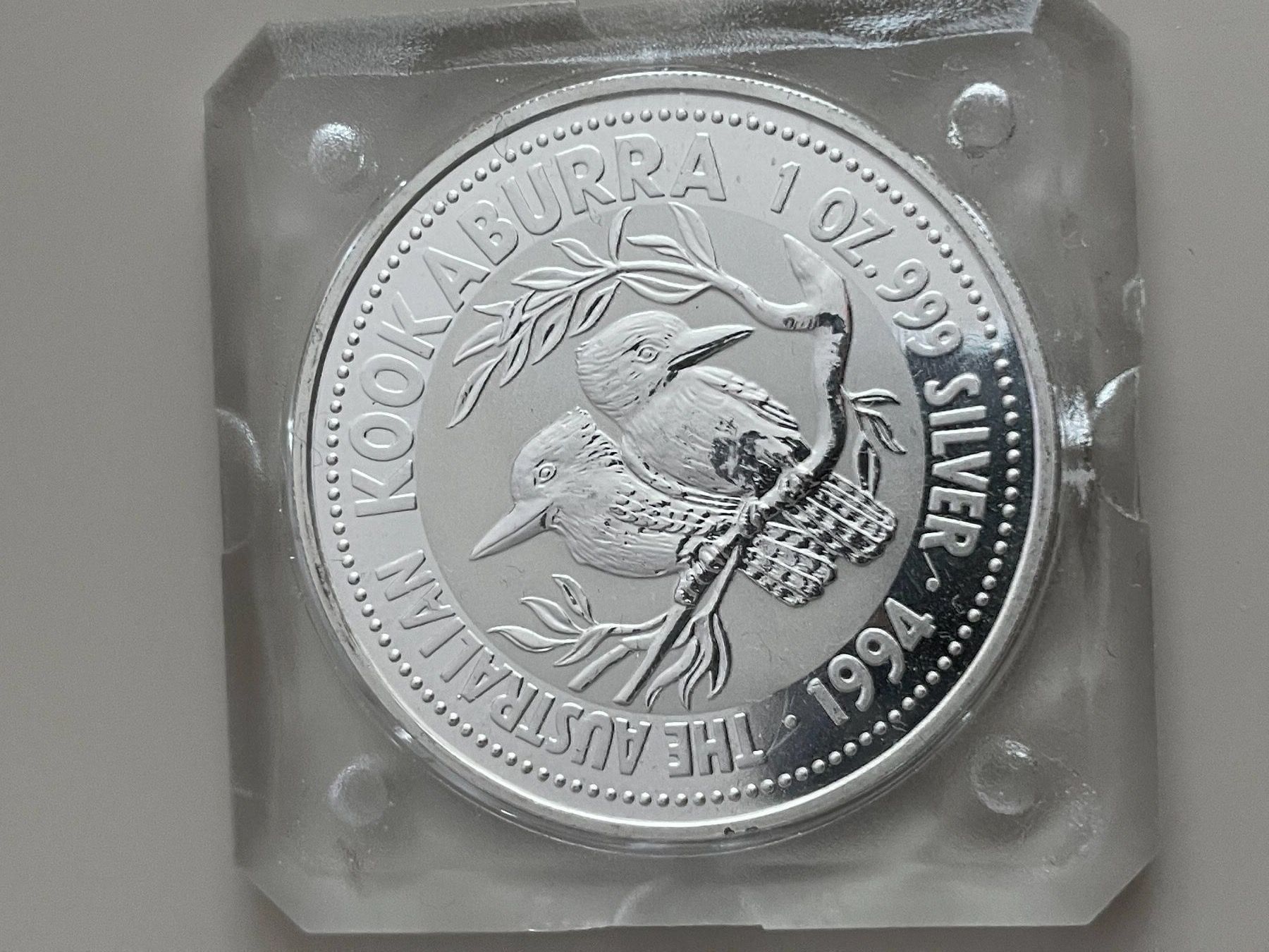 Alle Münzen: Australian Silver Kookaburra 1994 – Neu und originalverpackt aus Winterthur von AJ2323