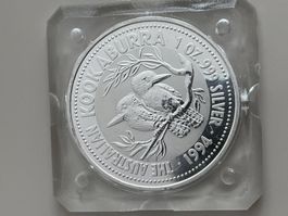 Australian Silver Kookaburra 1994
