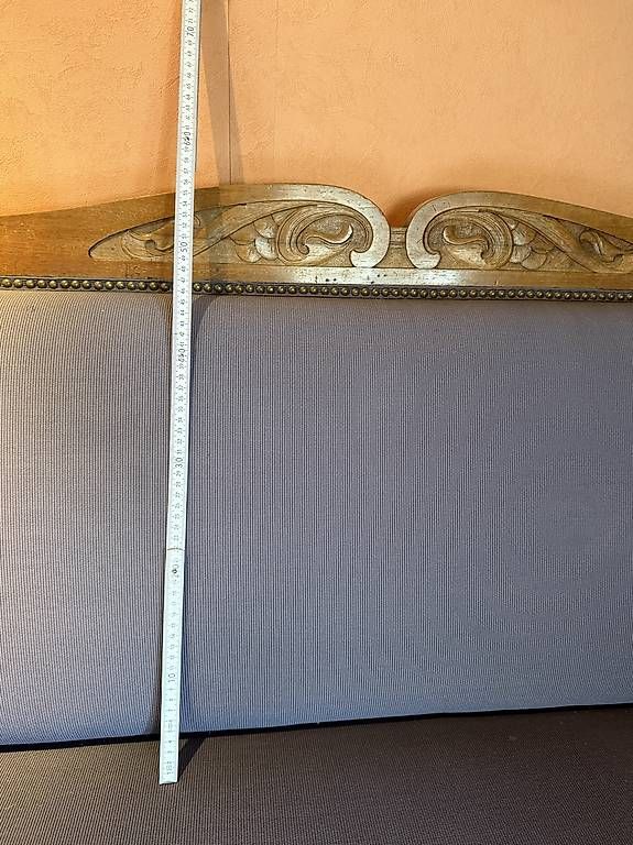Divani: Jugendstil Sofa Eiche geschnitzt, neu bezogen, Kanapee antik – Usato da Bühler venduto da edwinm 3