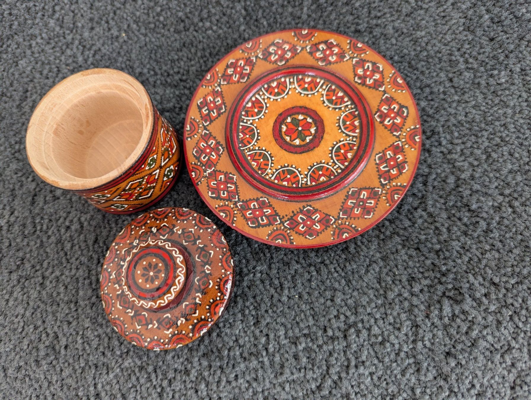 Alle Dekorationen: Vintage - russische Holz Dose / Becher – Gebraucht aus Ormalingen von marithias23 2