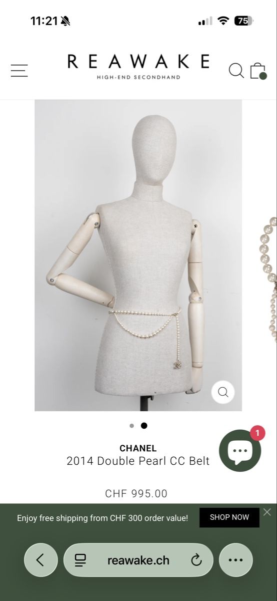 Chanel Cinture: Chanel pearls belt – Nuovo (secondo la descrizione) da St. Gallen venduto da ott_f827 5