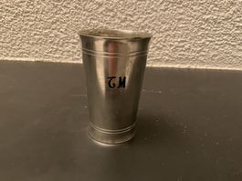 Zinnbecher mit Gravur (100g)