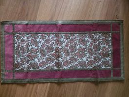 antike Tisch Decke 80cm x 40 cm Türler Bern gestickt