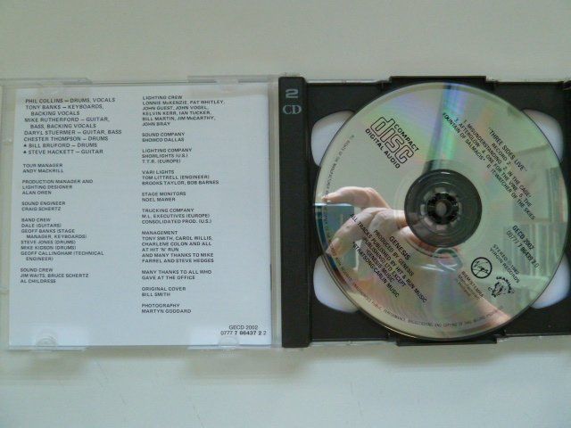 CD: GENESIS - Three sides Live  (2 CD's, vergriffen) – Usato da Au ZH venduto da sikoku 1