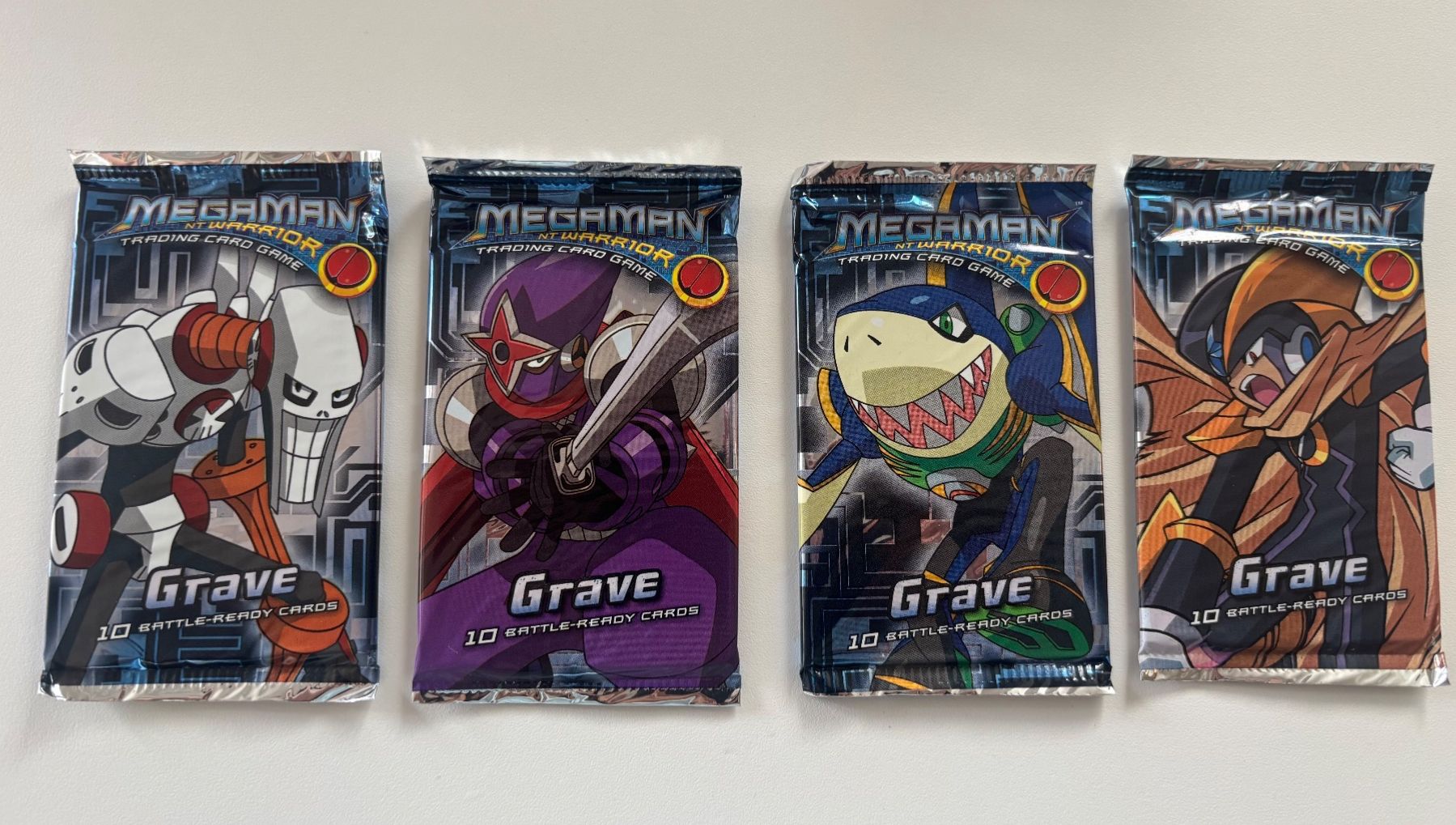 Carte collezionabili: Mega Man NT Warrior Grave Booster Art Set – Nuovo e nell'imballaggio originale da Bern venduto da chmod