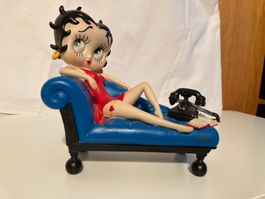 Betty Boop auf dem Sofa Figur groß, sehr schön und selten