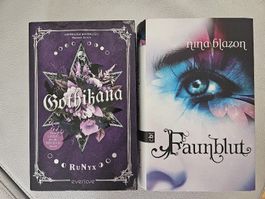 Gothikana und Faunblut Bücher Deutsch guter Zustand