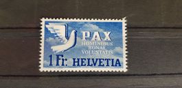 Pax Briefmarke postfrisch Friedenstaube