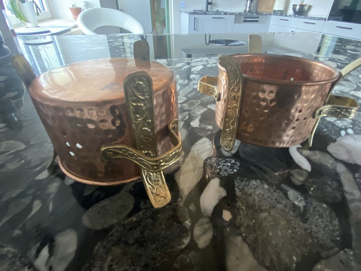 Set di piatti: ""Angithi"" Stövchen (Durchmesser: 10 cm) – Nuovo (secondo la descrizione) da Effingen venduto da Daizyy