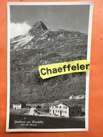 Alte Ansichtskarte: Gasthaus zur Passhöhe Oberalp-Hospiz
