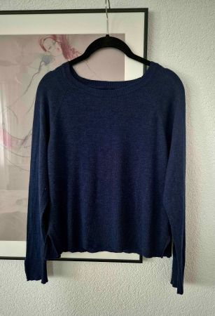 BLAUER FEINSTRICKPULLOVER von ONLY XS/S passt zu NILE