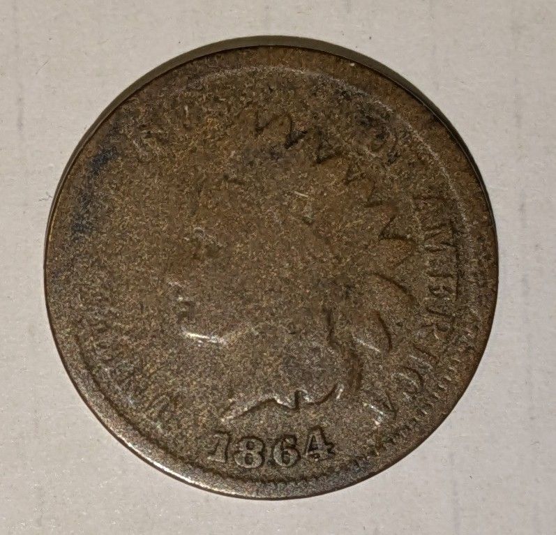Tutti le monete: 1864 Indian Head Cent 🇺🇸 – Usato da Cottens FR venduto da lima777
