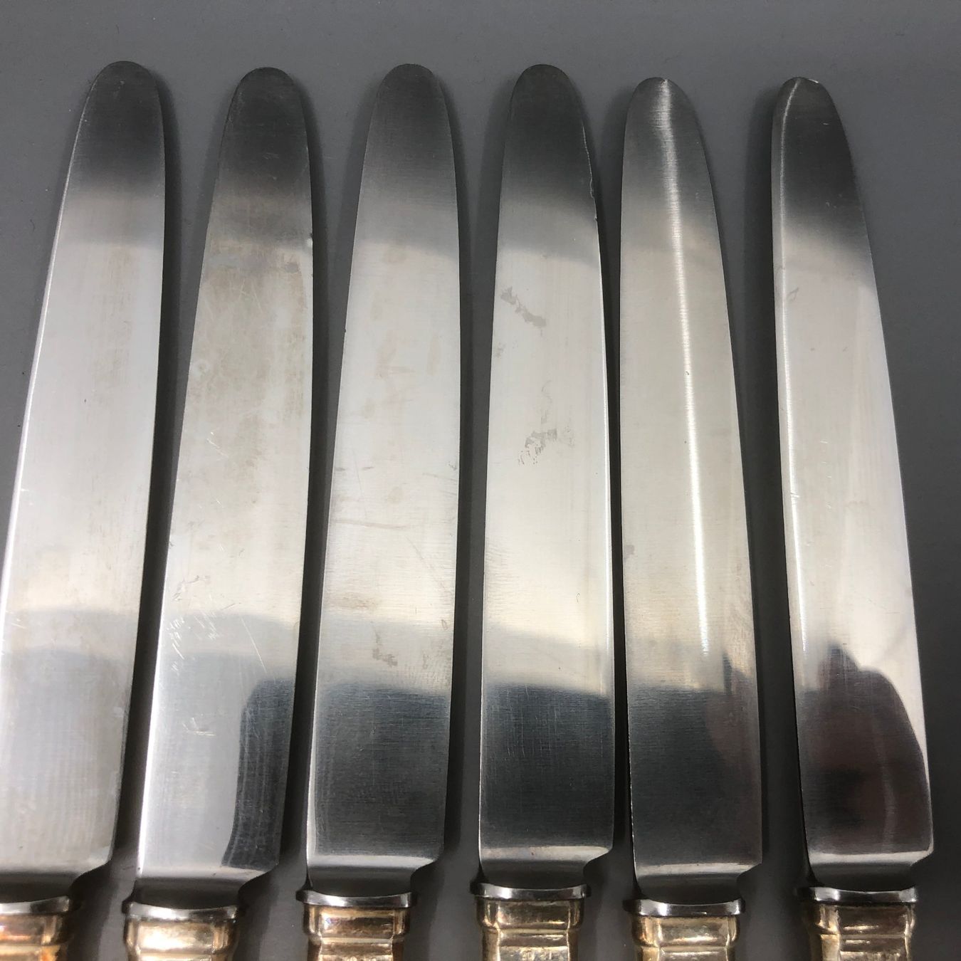 Posate: 6 Dessertmesser versilbert F.O.B. – Usato da Basel venduto da Tiabeanie 7