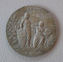 SCHÜTZENMEDAILLE THURGAU KANT. SCHÜTZENFEST WEINFELDEN 1903
