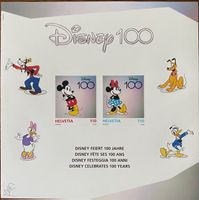 Sonderblock Disney 100. Postfrisch