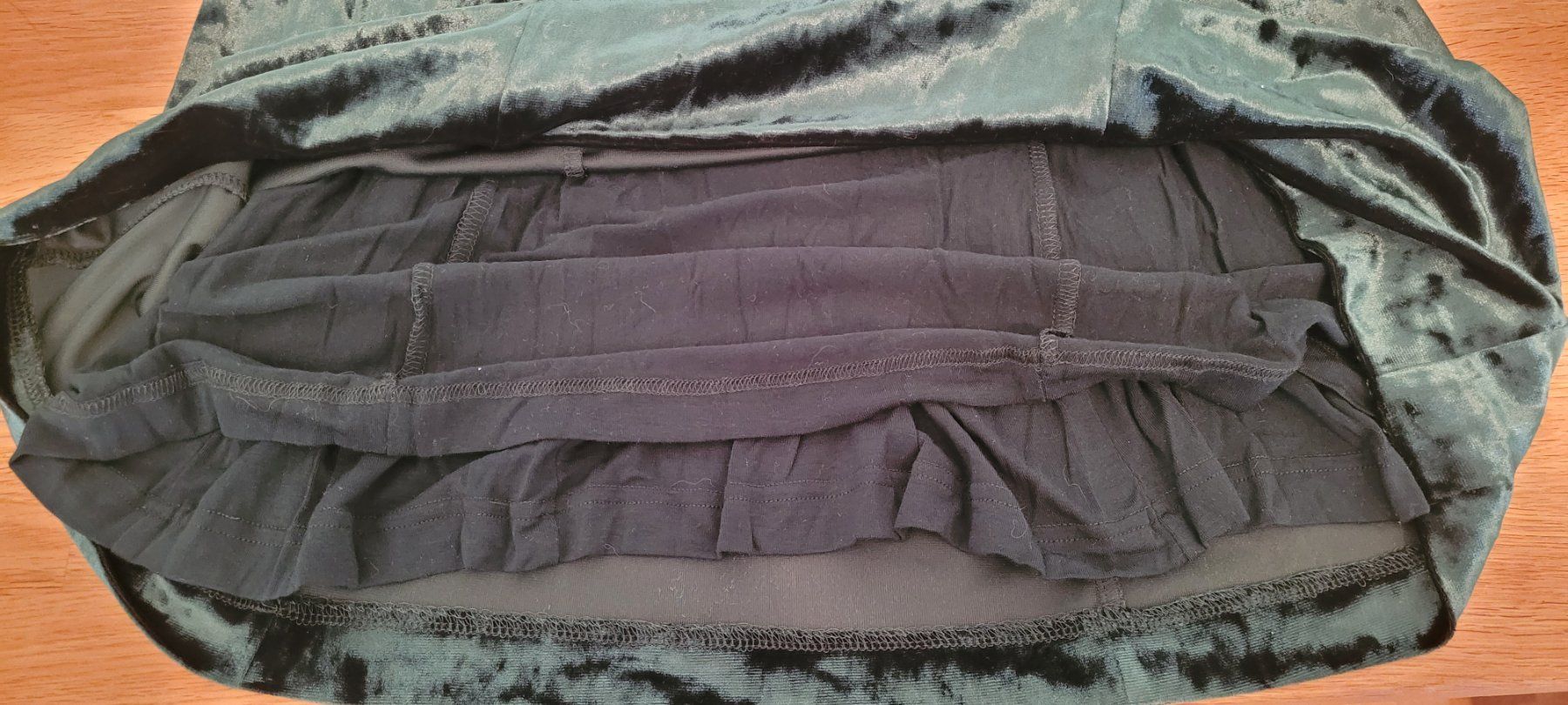 Superdry Vestiti: Dunkelgrünes Samtkleid – Nuovo (secondo la descrizione) da Olten venduto da ali_p5tn 6