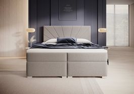 Boxspringbett MARTIN 120x200 cm Matratze, Topper, Bettkasten