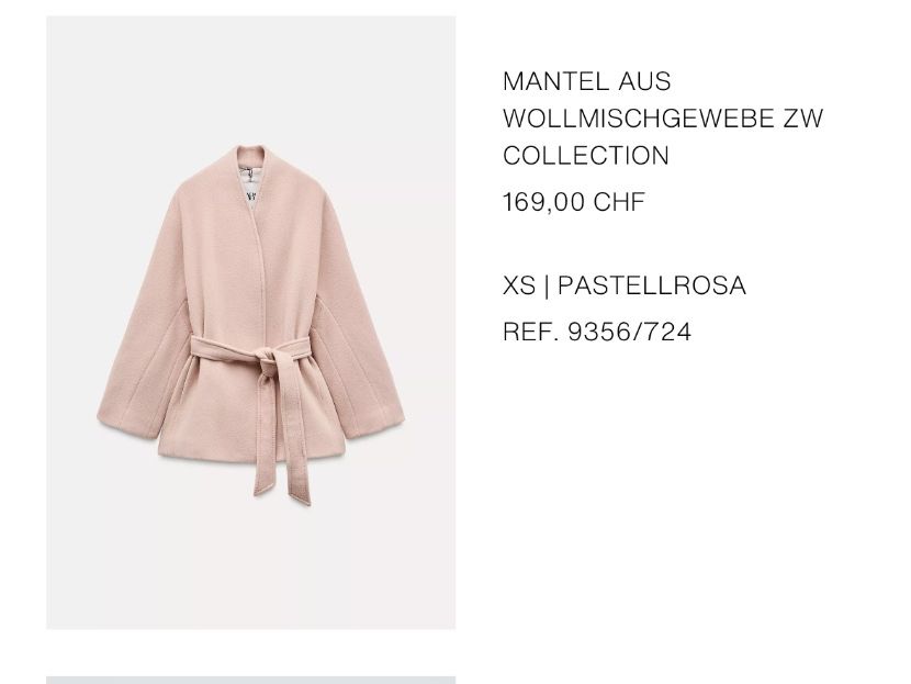 Zara Vestes: Jacke – Neuf avec emballage d'origine à Reinach AG par MineD