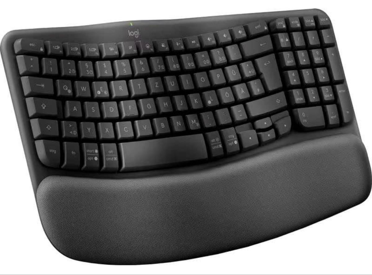 Logitech Tastaturen: Logitech Clavier ordinateur Wave Keys ergonomique sans fil – Neu und originalverpackt aus Lausanne von Stephaniesdressing 6