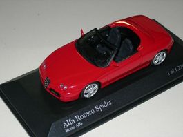 Alfa Roméo Spider 2004  rot * Minichamps 1:43