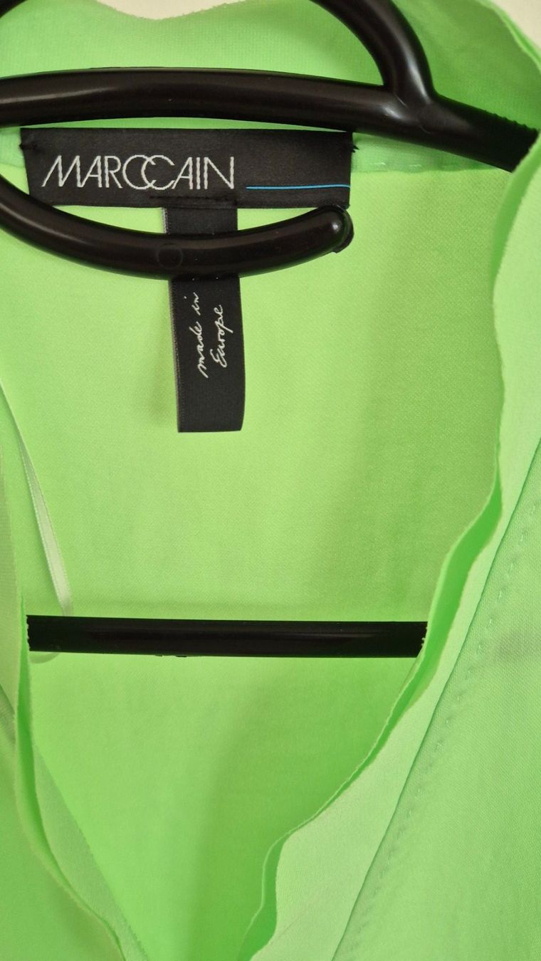 Marc Cain Camicette: MarcCain leichte Bluse grün, Gr 36/38, – Nuovo (secondo la descrizione) da Kilchberg ZH venduto da logn 1