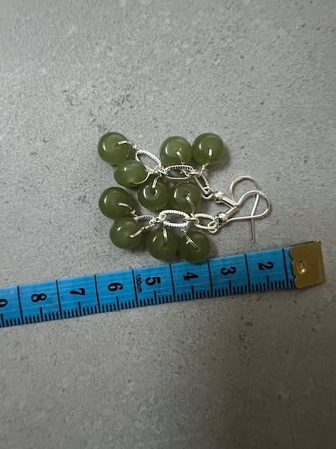 Orecchini pendenti & Orecchini a lobo: Sehr schöne Jade Ohrringe - 925 Silbe – Nuovo (secondo la descrizione) da Neerach venduto da romiping 6