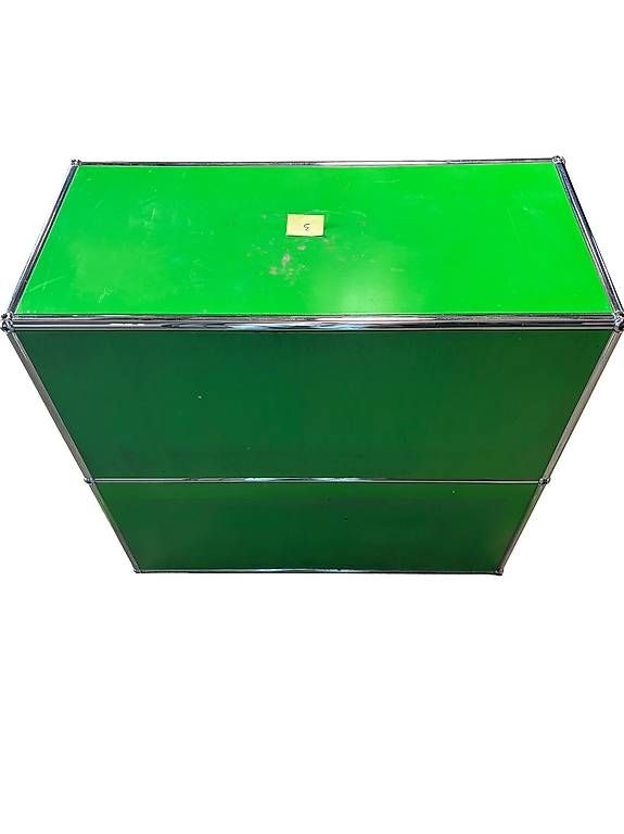 Regale: USM Haller Regal / Sideboard  Grün mit 2 offenen Fächern – Gebraucht aus Bottmingen von lia_pf9x 2