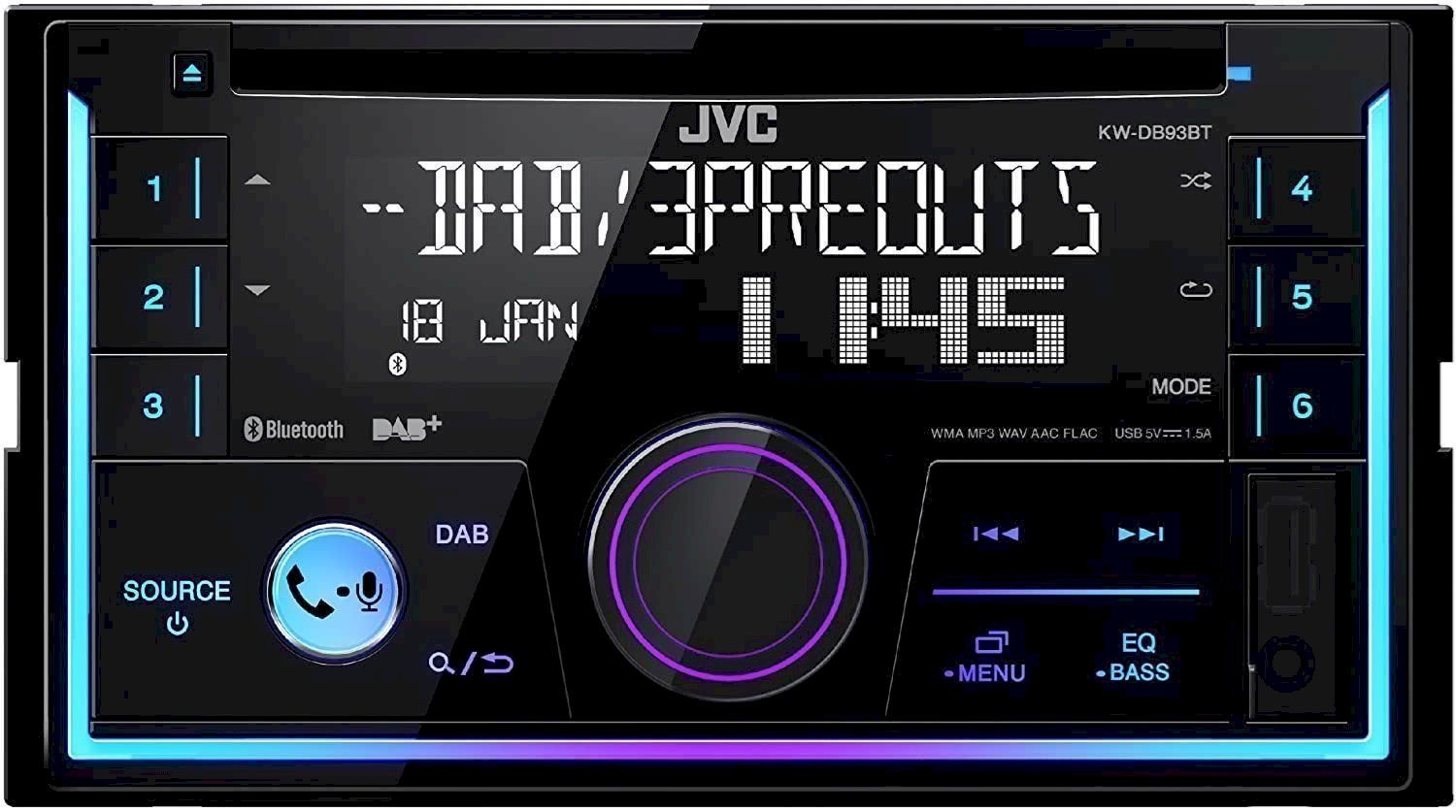 JVC Systèmes audio & multimédias: JVC KW-DB93BT 2-DIN CD-Receiver DAB+ – Neuf avec emballage d'origine à Bottighofen par zaap 1