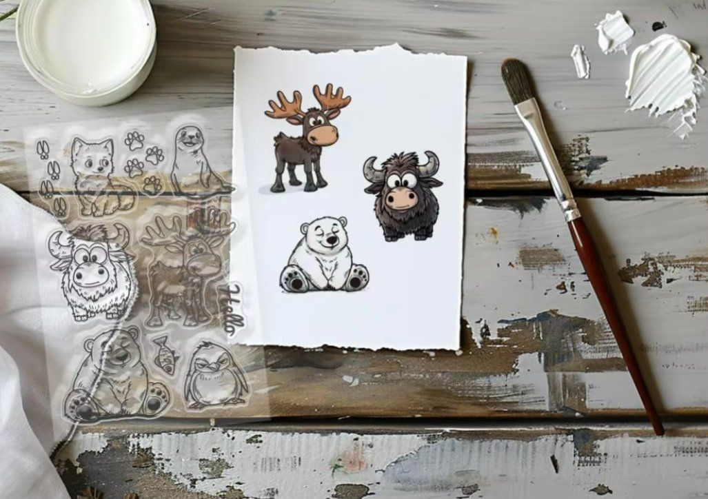 Timbri: Neues Set  Motivstempel Tierli – Nuovo e nell'imballaggio originale da Effretikon venduto da wenuss