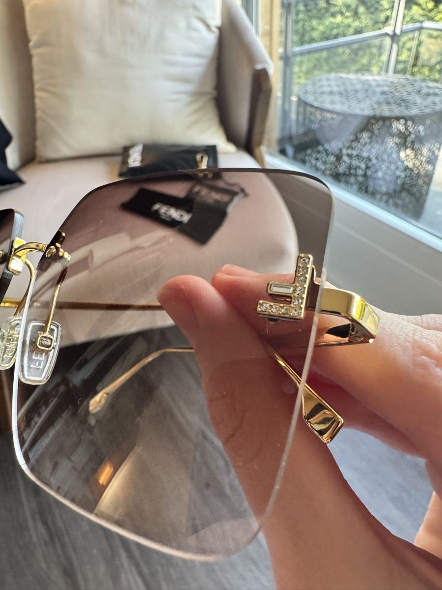 Fendi Occhiali & Lenti: Fendi sunglasses gold/brown, new, with case – Nuovo (secondo la descrizione) da Thonex venduto da Lux_brands01 2