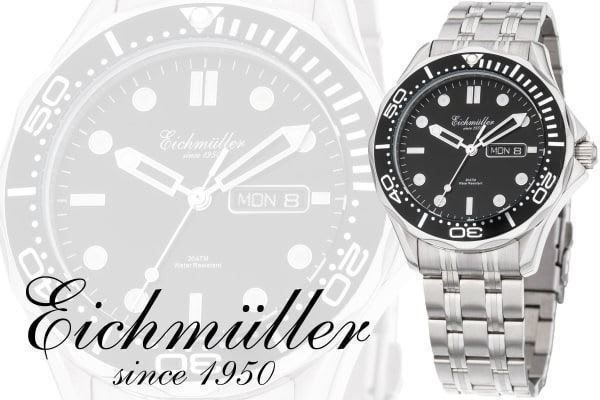 Orologi: Eichmüller- Waterproof 200m Datum 3450 8 – Nuovo e nell'imballaggio originale da Wittenbach venduto da uhrenshop24swiss