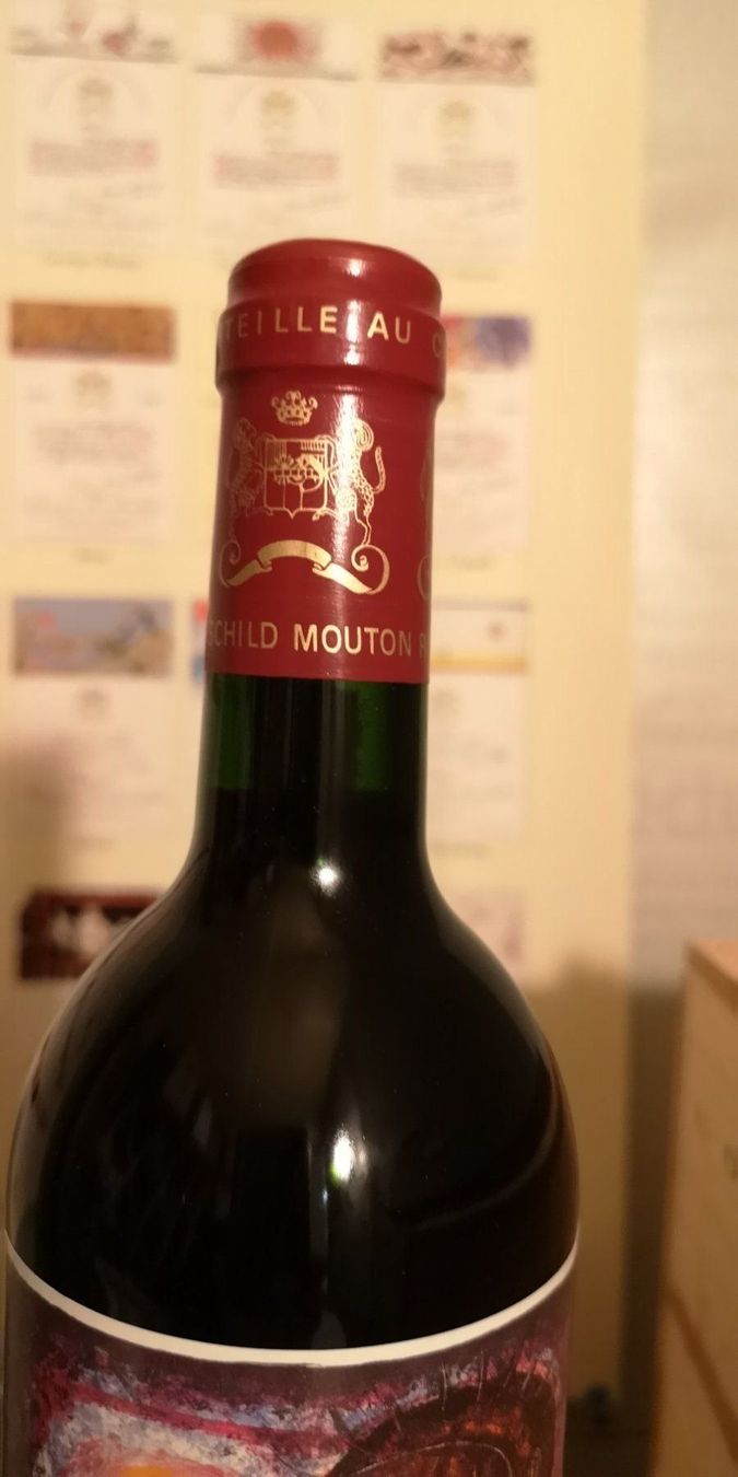 Mouton Rothschild Vino: Chateau Mouton Rothschild 1998 – Nuovo e nell'imballaggio originale da Meggen venduto da Bilanz70 1